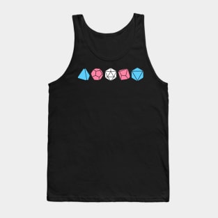 Transgender Pride Dice Tank Top